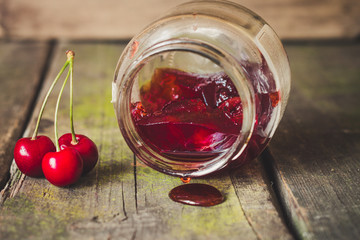  Cherry jam - sweet dessert