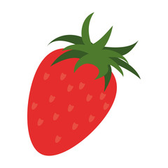 Obraz premium strawberry fruit icon image vector illustration design 