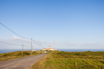 Fototapeta na wymiar Cabo da Roca lighthouse at sunny day