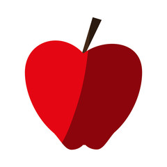 Obraz premium apple fruit icon image vector illustration design 