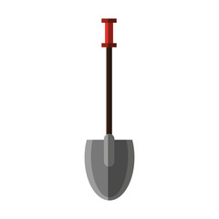 shovel tool icon image vector illustration design 