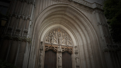 Fototapeta premium A gate at the Cathedral of Antwerp