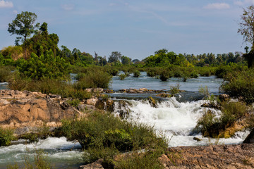 Obraz premium Li Phi waterfall in Laos