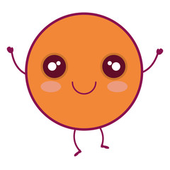 comic kawaii emoticon character vector illustration design