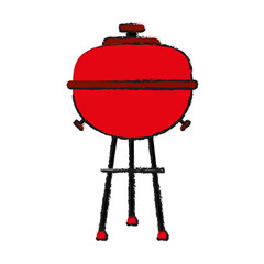 Obraz premium bbq barbecue grill icon image vector illustration design 