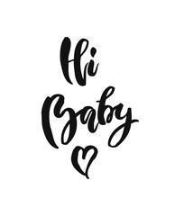 Love calligraphy lettering on white isolated.