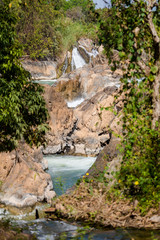 Li Phi waterfall in Laos