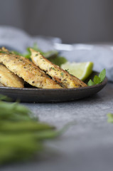 Chicken Snitzel with Almond Meal