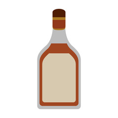 Delicious wine drink bottle icon vector illustration design graphic