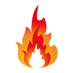 Hot fire flame icon vector illustration design graphic