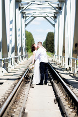 wedding , bride and groom