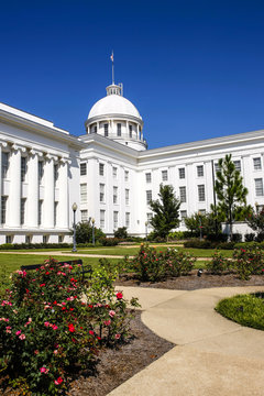 The Alabama State Capitol Building on "Goat Hill" in Montontgomery