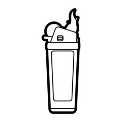 Fire flame lighter icon vector illustration design graphic silhouette