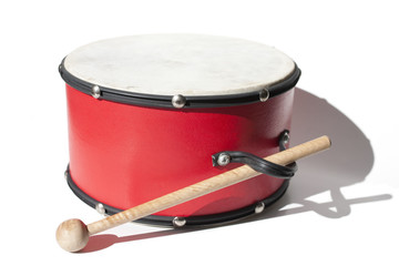 Red toy drum