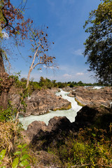 Li Phi waterfall in Laos