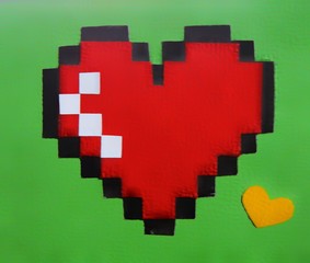 Pixelated Heart