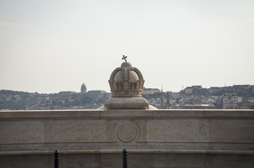 Obraz premium la corona del re, budapest