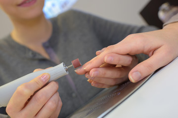 Obraz premium electrical nail filer kit