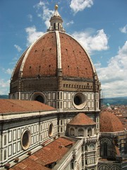 Fototapeta na wymiar Florenz in Italien mit Dom