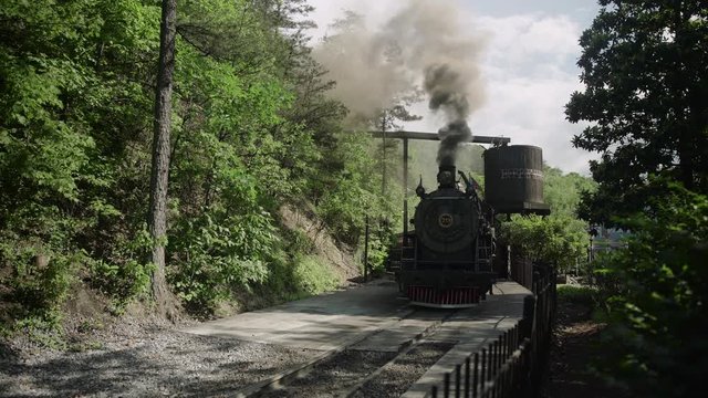 Vintage Steam Engine -Train 4k