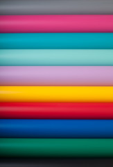 Colorful plastic film