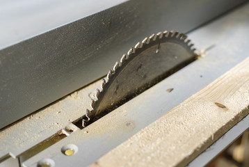 Circular machine in the off state.