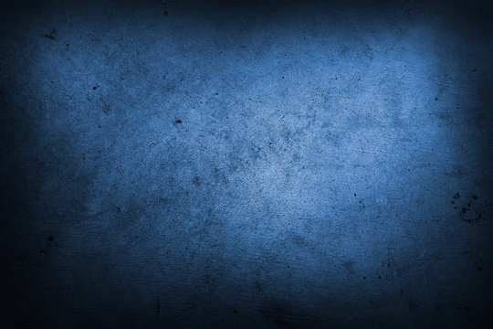 Blue concrete texture wall background © Stillfx