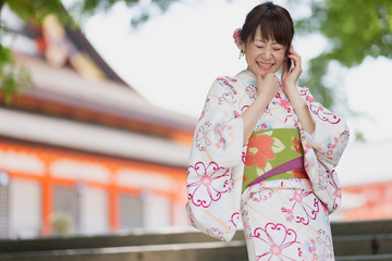着物の女性・京都