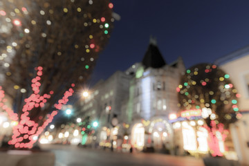  City of Victoria - Canada -  decorated for Christmas. People are shopping in downtown. Victoria's...