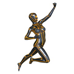 女性サイボーグ