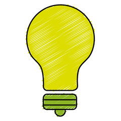 bulb light isolated icon vector illustration design