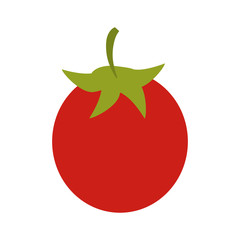 Refreshing vegetable tomato icon vector illustration design graphic
