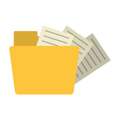 Folder documents out icon vector illustration design graphic