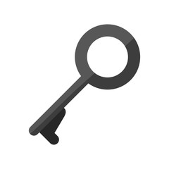 Instrument key open icon vector illustration design graphic shadow