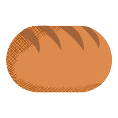 delicious bread isolated icon vector illustration design