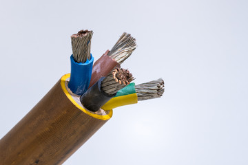 Elektrokabel bzw. Stromkabel zum Stromanschluss