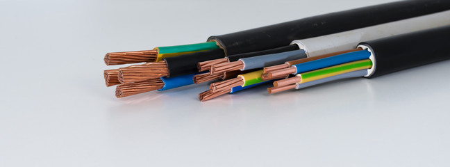 Elektrokabel bzw. Stromkabel zum Stromanschluss