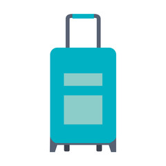 suitcase travel isolated icon vector illustration design