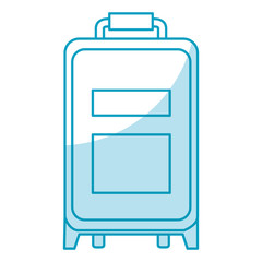 suitcase travel isolated icon vector illustration design