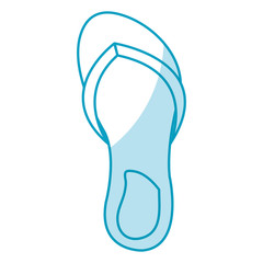 flip flops isolated icon vector illustration design