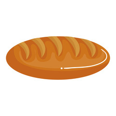 delicious bread isolated icon vector illustration design