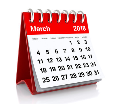 March 2018 Calendar
