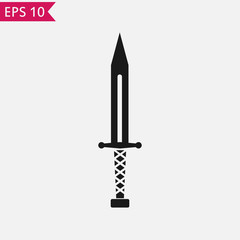 Fototapeta premium Sword icon Vector.