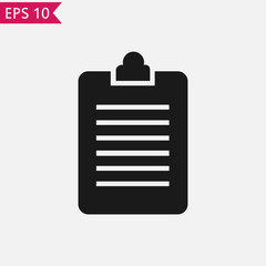 Clipboard icon Vector