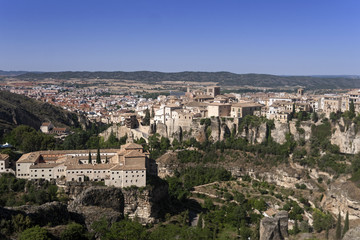 Fototapeta na wymiar Ciudades medievales de España, Cuenca en la comunidad de Castilla la mancha