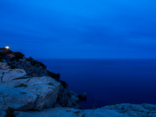 View by Night from Far de Capdepera in Cala Ratjada