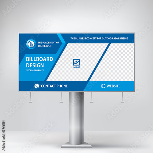 Billboard Design To Advertise A Construction Company Template Billboard Design To Advertise A Construction Company Template For Placement Of Photos And