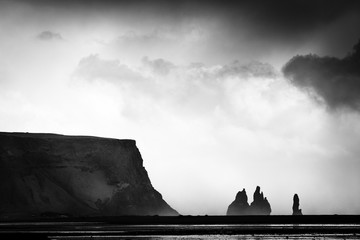 Sea stacks, Iceland