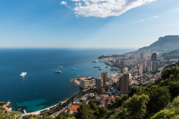 Fototapeta premium Montecarlo, capital of the country Monaco at the Mediterranean Sea