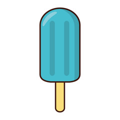 ice cream icon over white background colorful design vector illustration